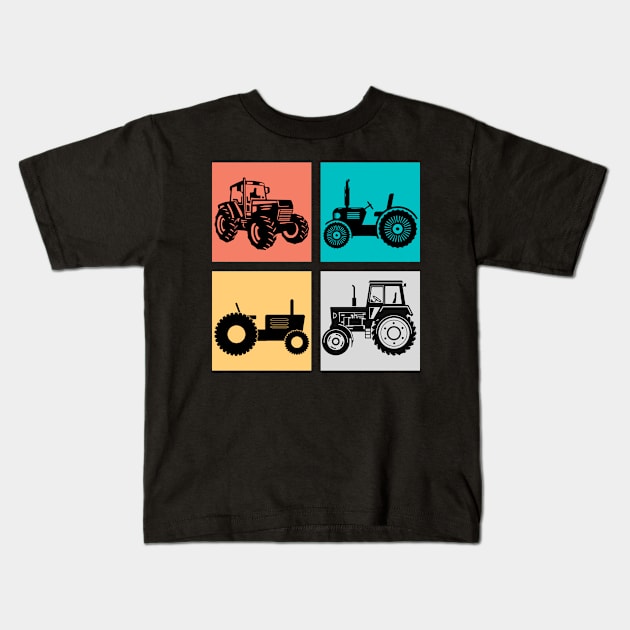 Tractor Driver Kids T-Shirt by Xtian Dela ✅